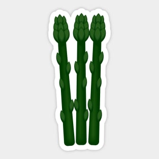 Asparagus design Sticker